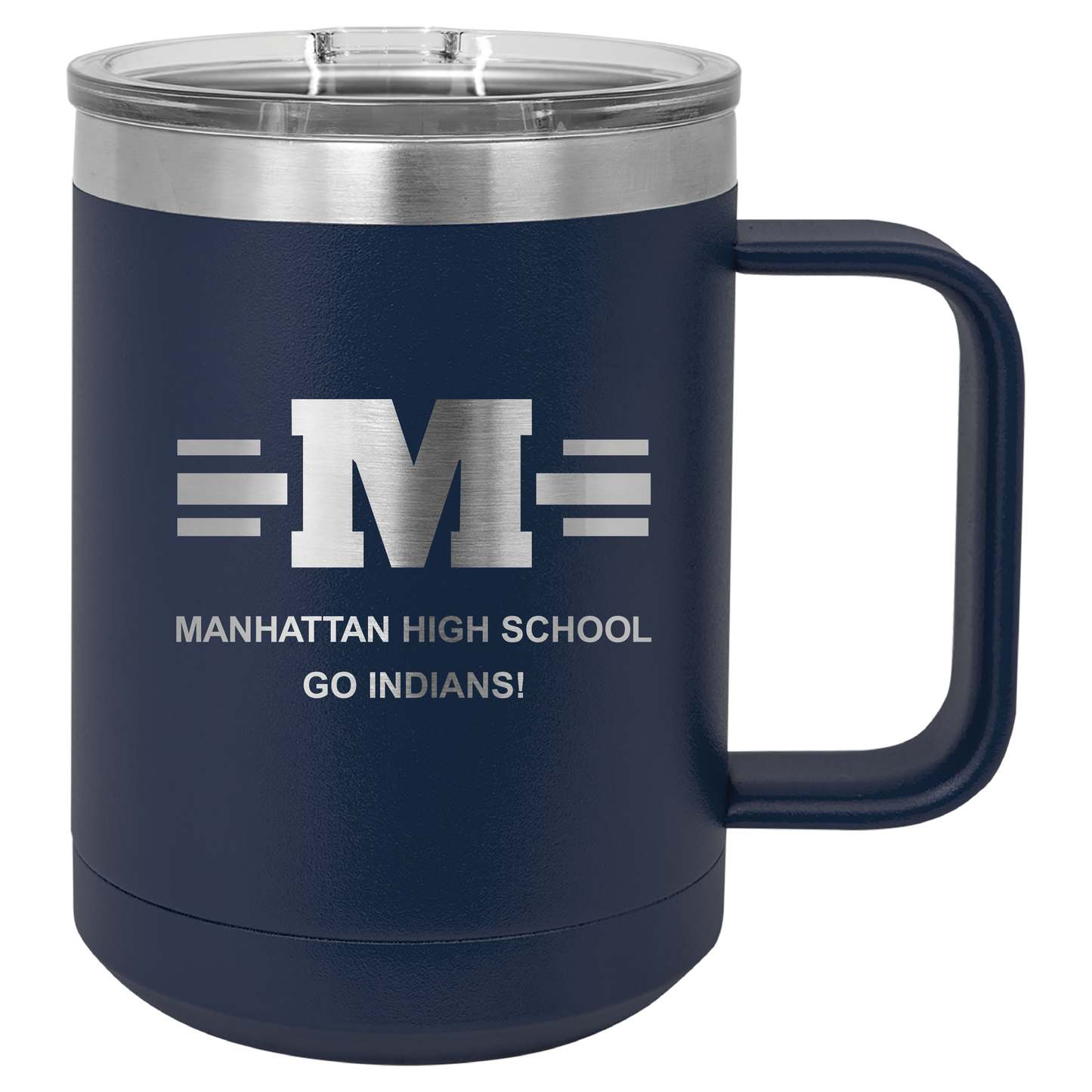 MHS Block logo Tumbler - Click for all color/size options