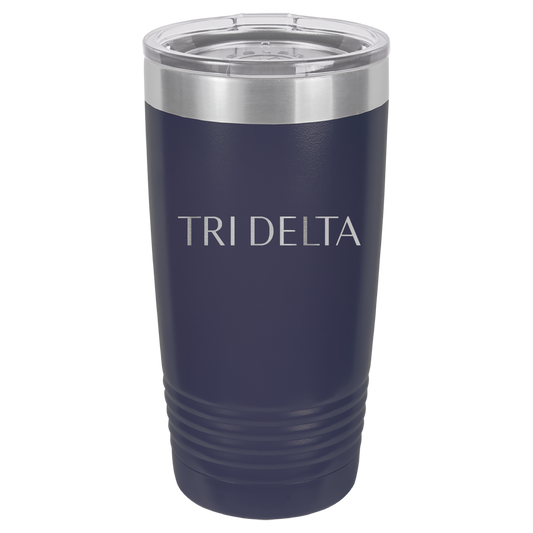 Delta Delta Delta 20oz Tumbler