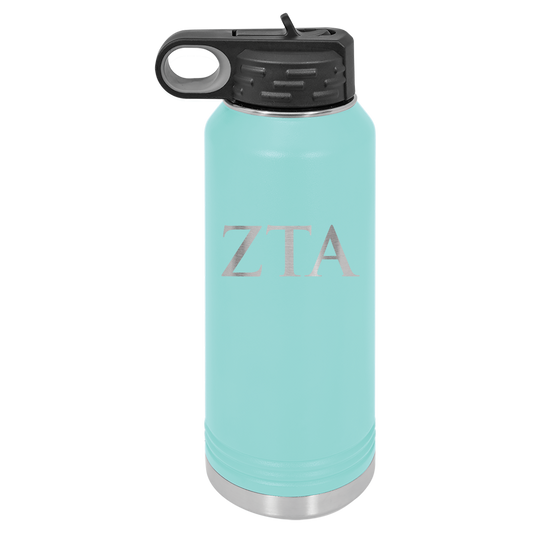 Zeta Tau Alpha 32oz Water Bottle