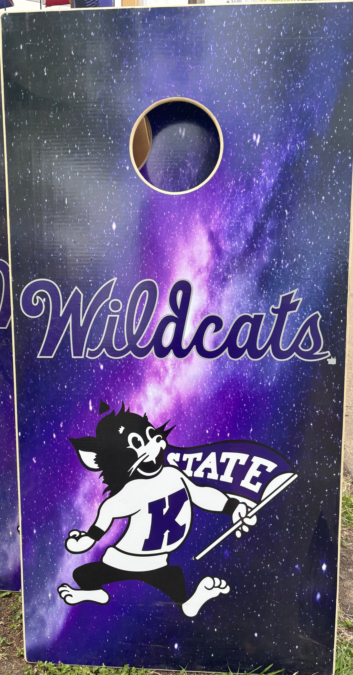 Willie the Wildcat Galaxy (48"x24") Series Corn Hole Set