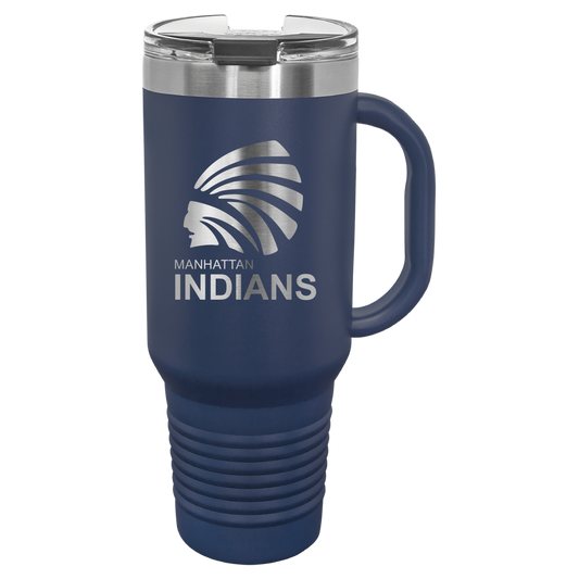 MHS Indians Tumbler - Click for all color/size options