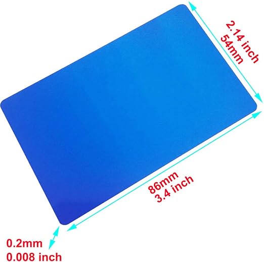 Custom Thin Metal Business Card Pack of 10