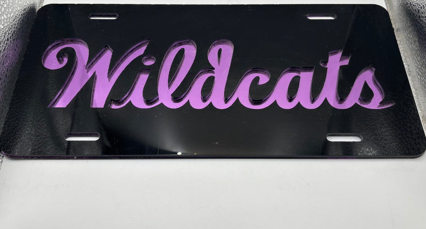 K-State Wildcats License Plate - Official Affinity Licensed Product - K-State
