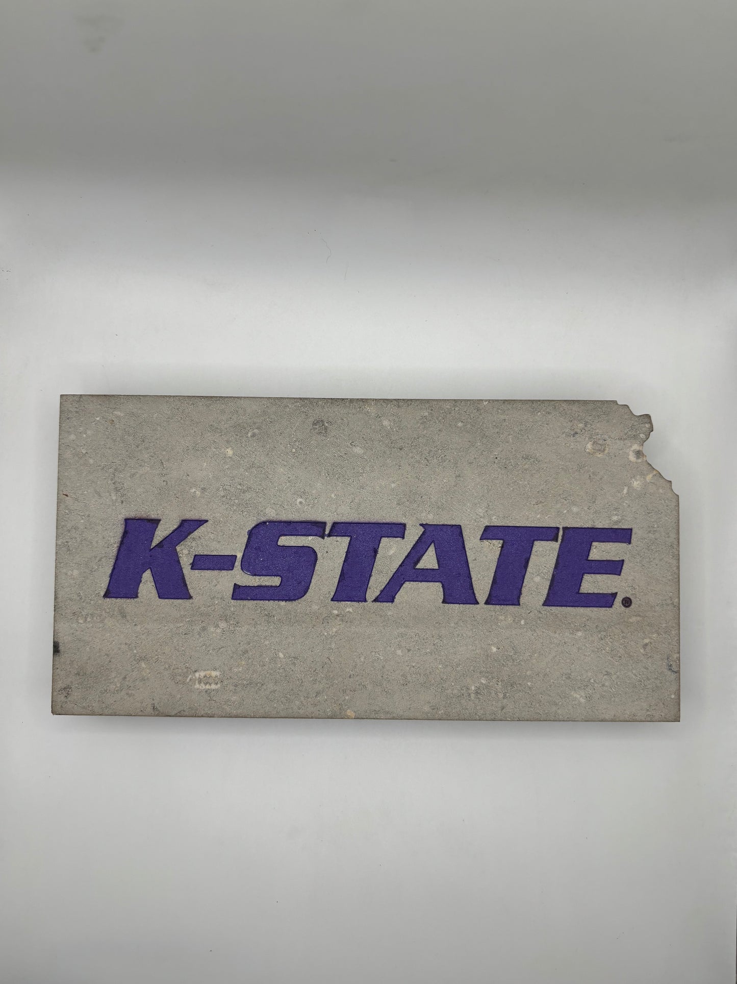 K-State Engraved Limestone- Official Affinity Licensed Product - K-State