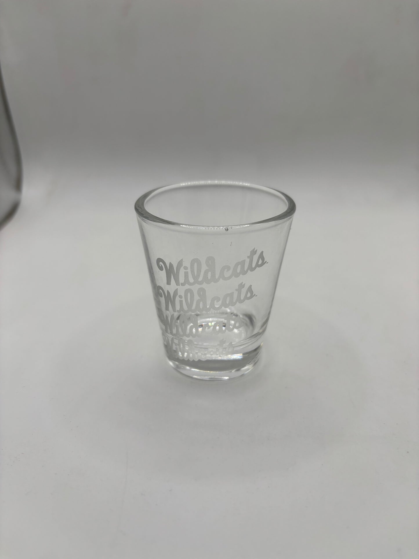 Wildcats on 1.75oz shot Glass