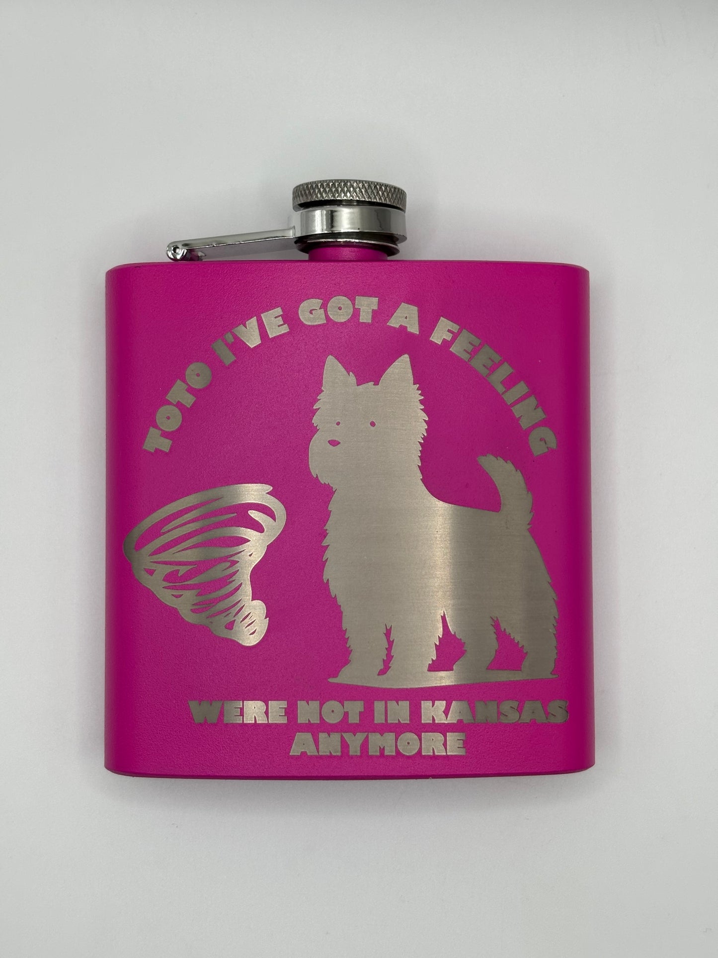 Wizard of Oz Themed  6oz Hip Flask