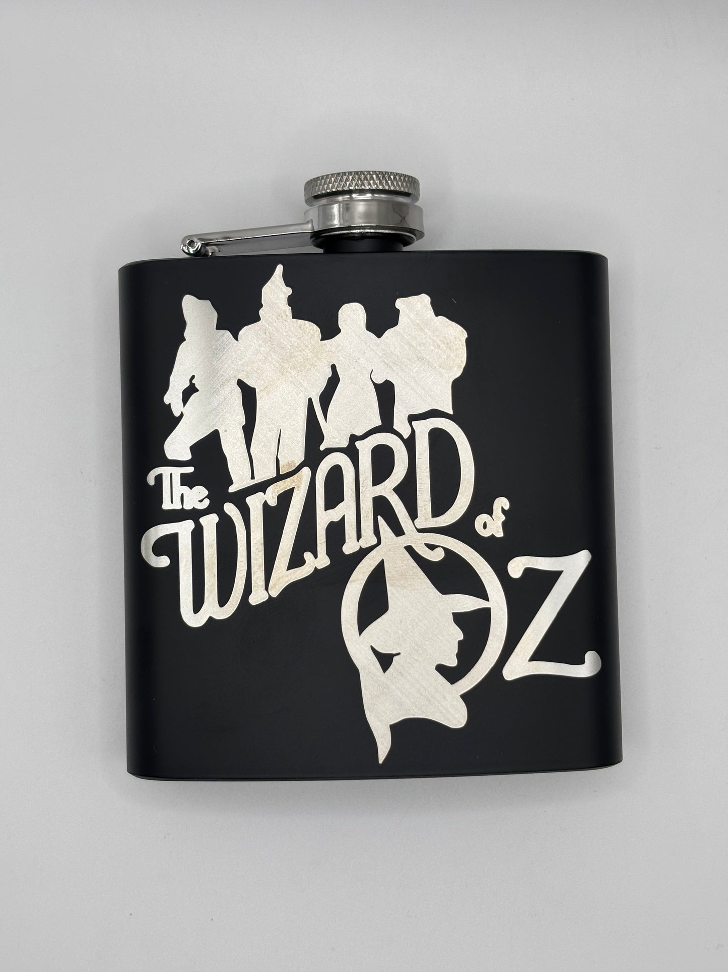Wizard of Oz Themed  6oz Hip Flask