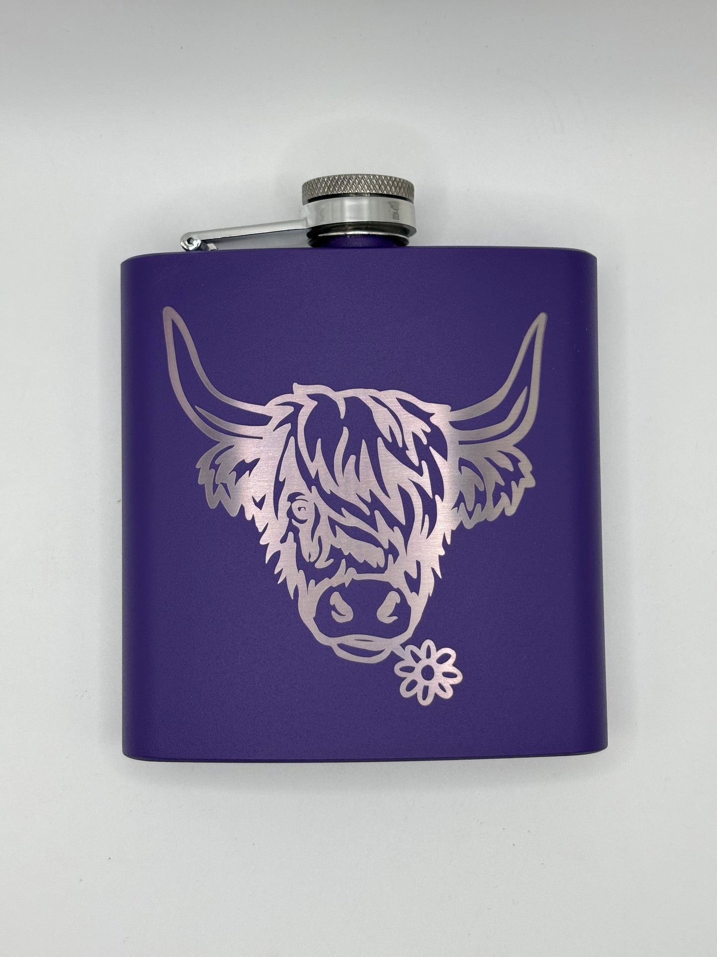 Highland Cow Hip Flask