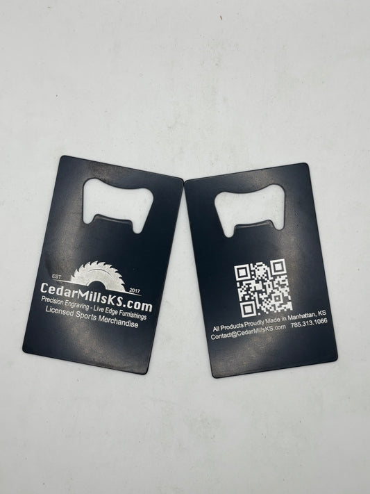 Custom Bottle Opener Metal Business Card Pack of 10