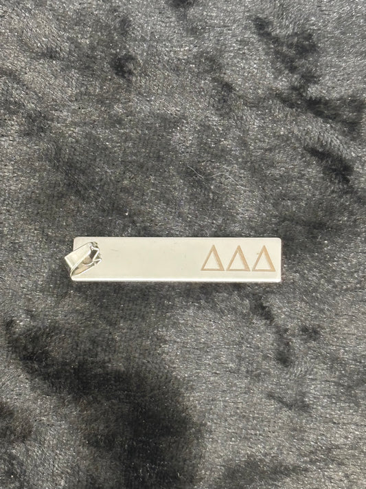 Delta Delta Delta Pendant/ Necklace