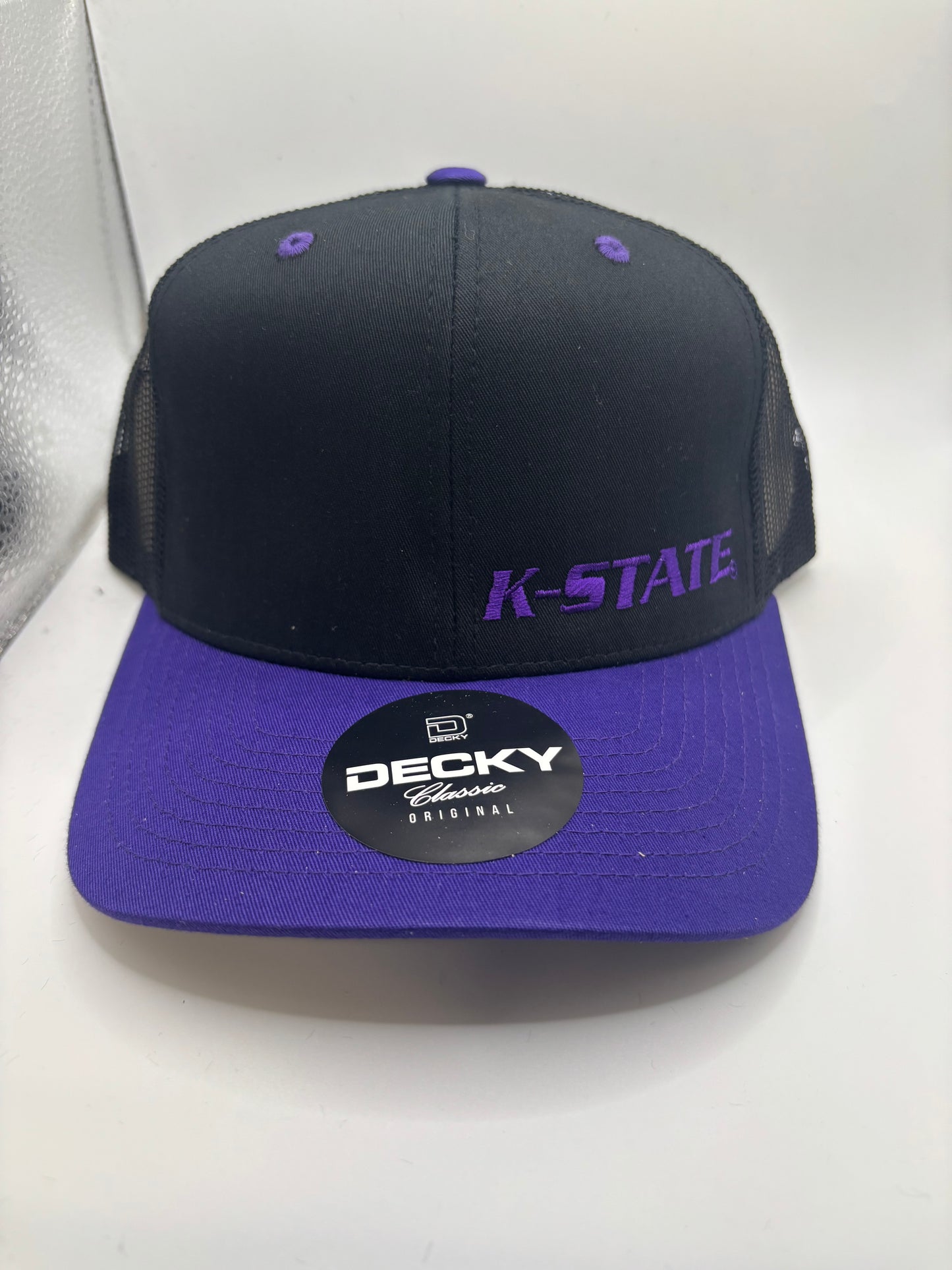 K-State Embroidered 6 Panel Hat - Official Affinity Licensed Product - K-State