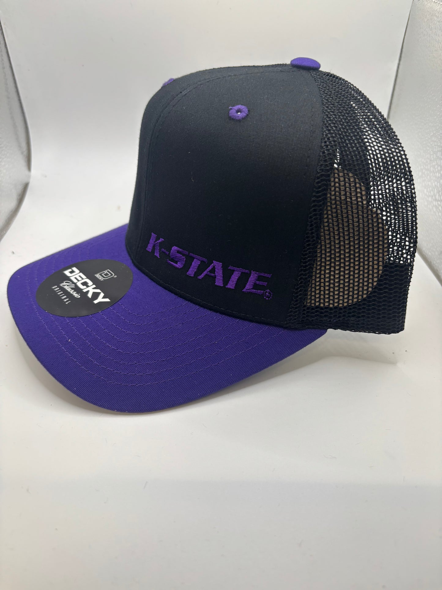 K-State Embroidered 6 Panel Hat - Official Affinity Licensed Product - K-State