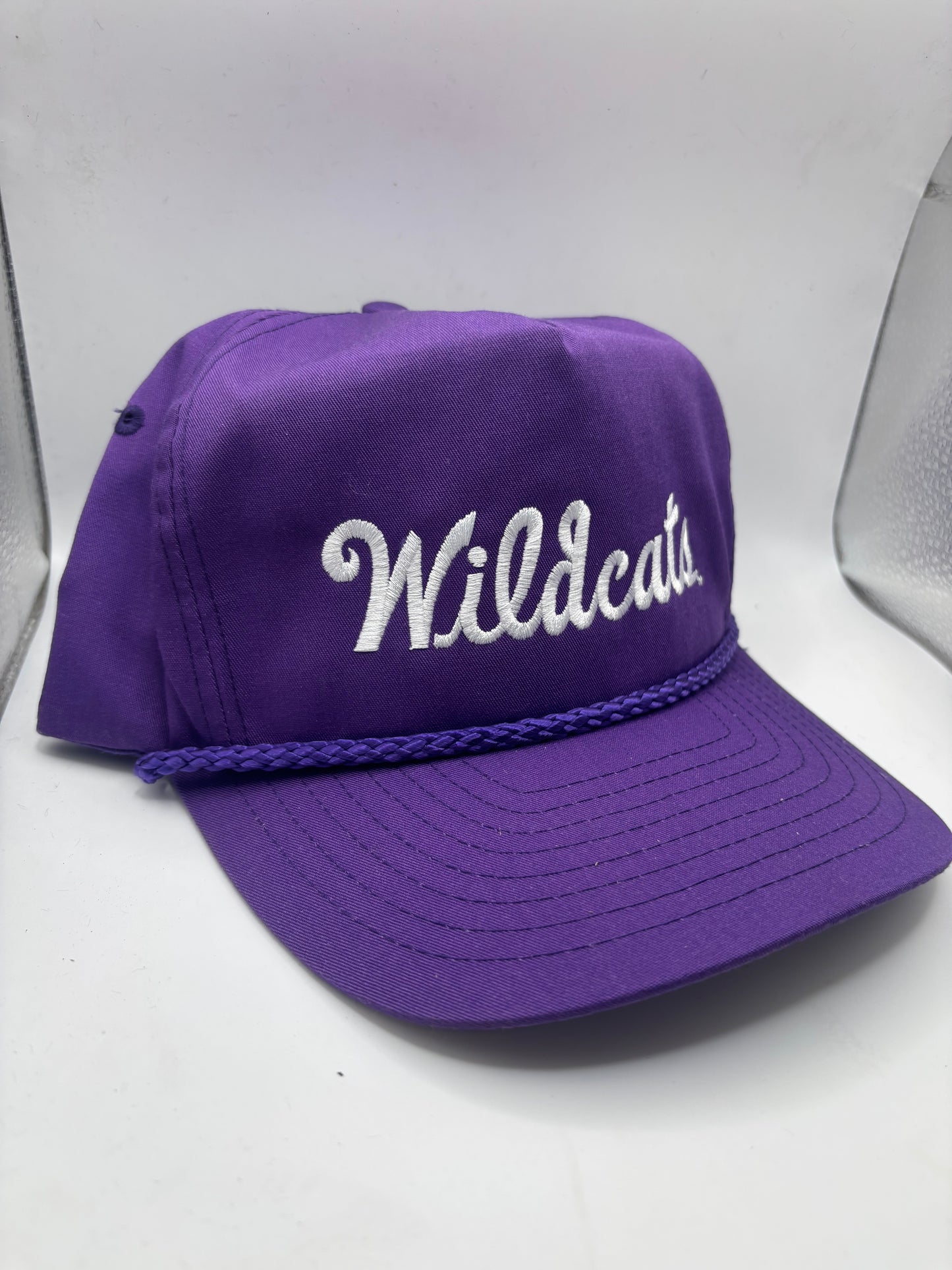 K-State Wildcats Embroidered Throw Back Rope Hat - Official Affinity Licensed Product - K-State