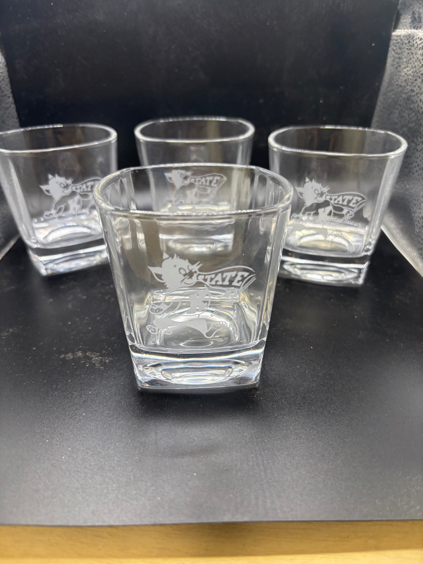 K-State Rocks glasses set of 4 (8 oz)