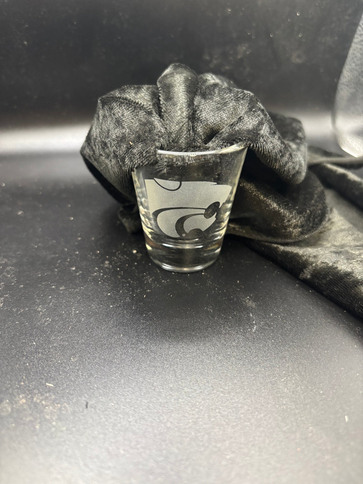 K-State Power Cat on 1.75oz shot Glass