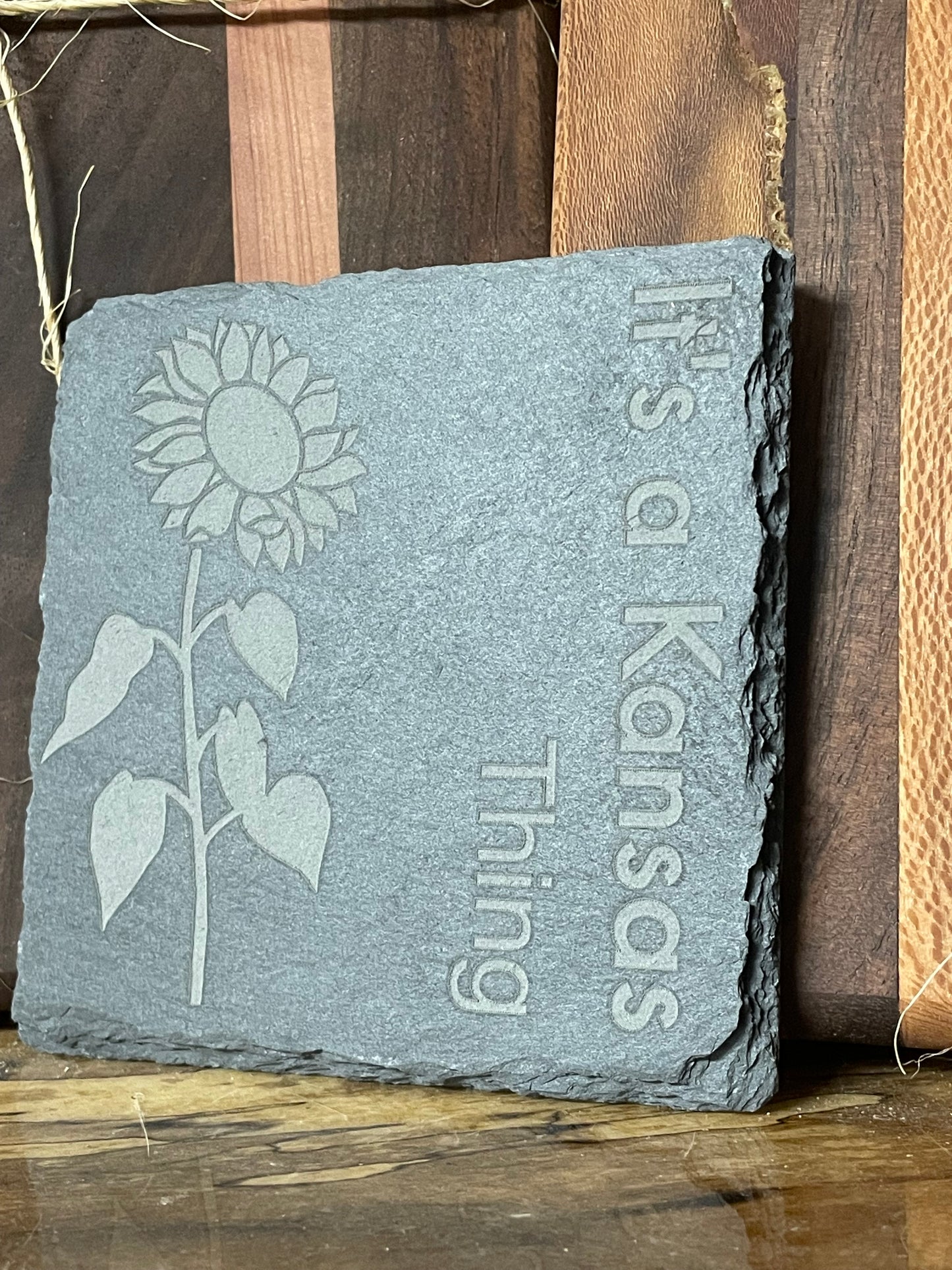 Sunflower "It's A Kansas Thing" Coasters (Set of 4)