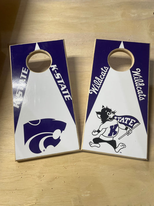 K-State Mini (12"x6") Table top Corn Hole Set