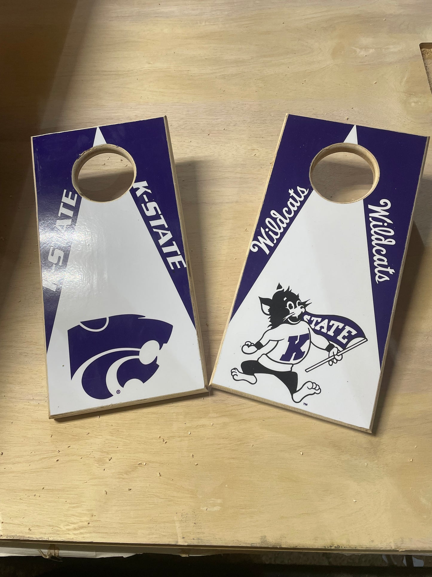 K-State Mini (12"x6") Table top Corn Hole Set
