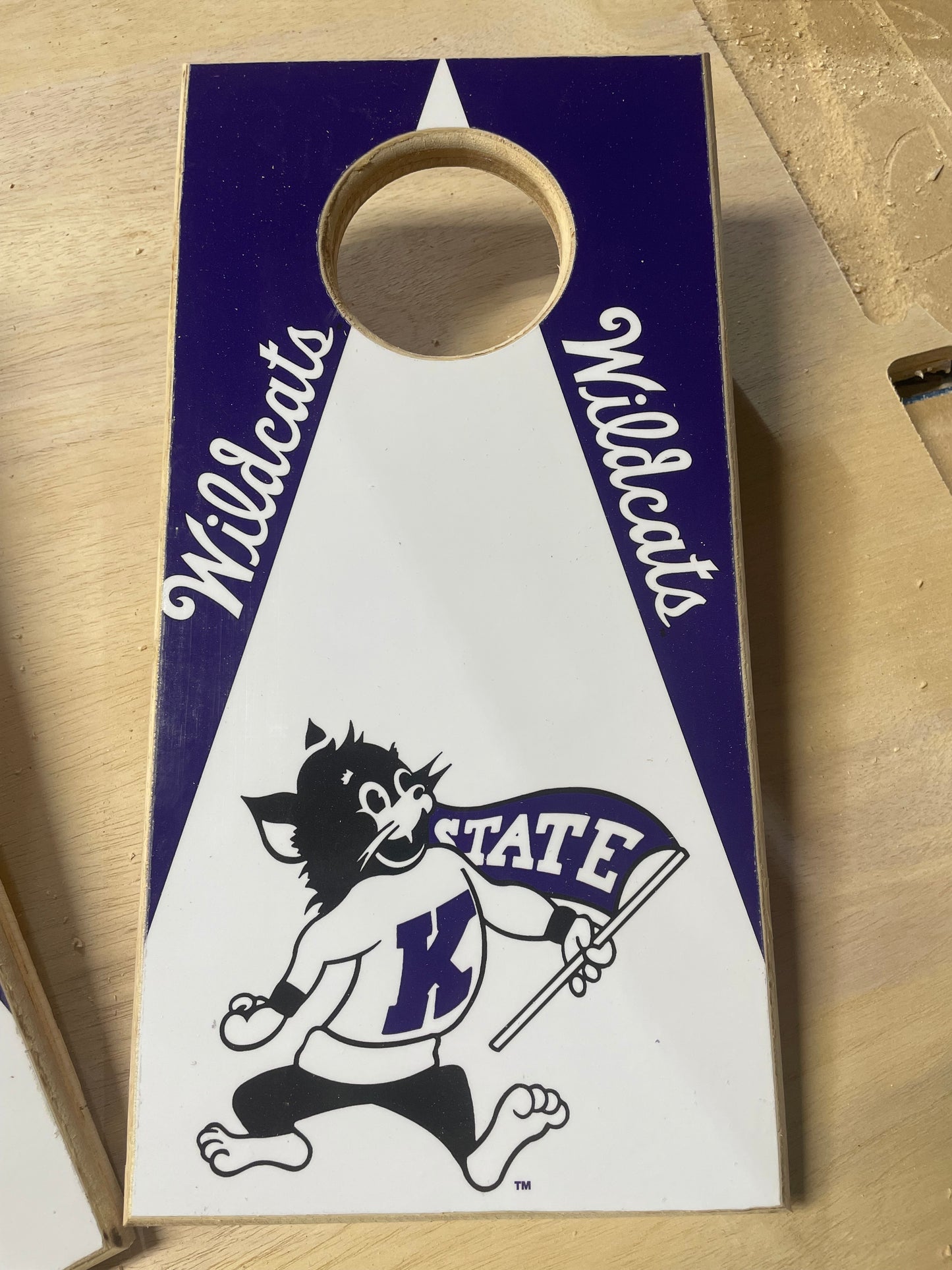 K-State Mini (12"x6") Table top Corn Hole Set