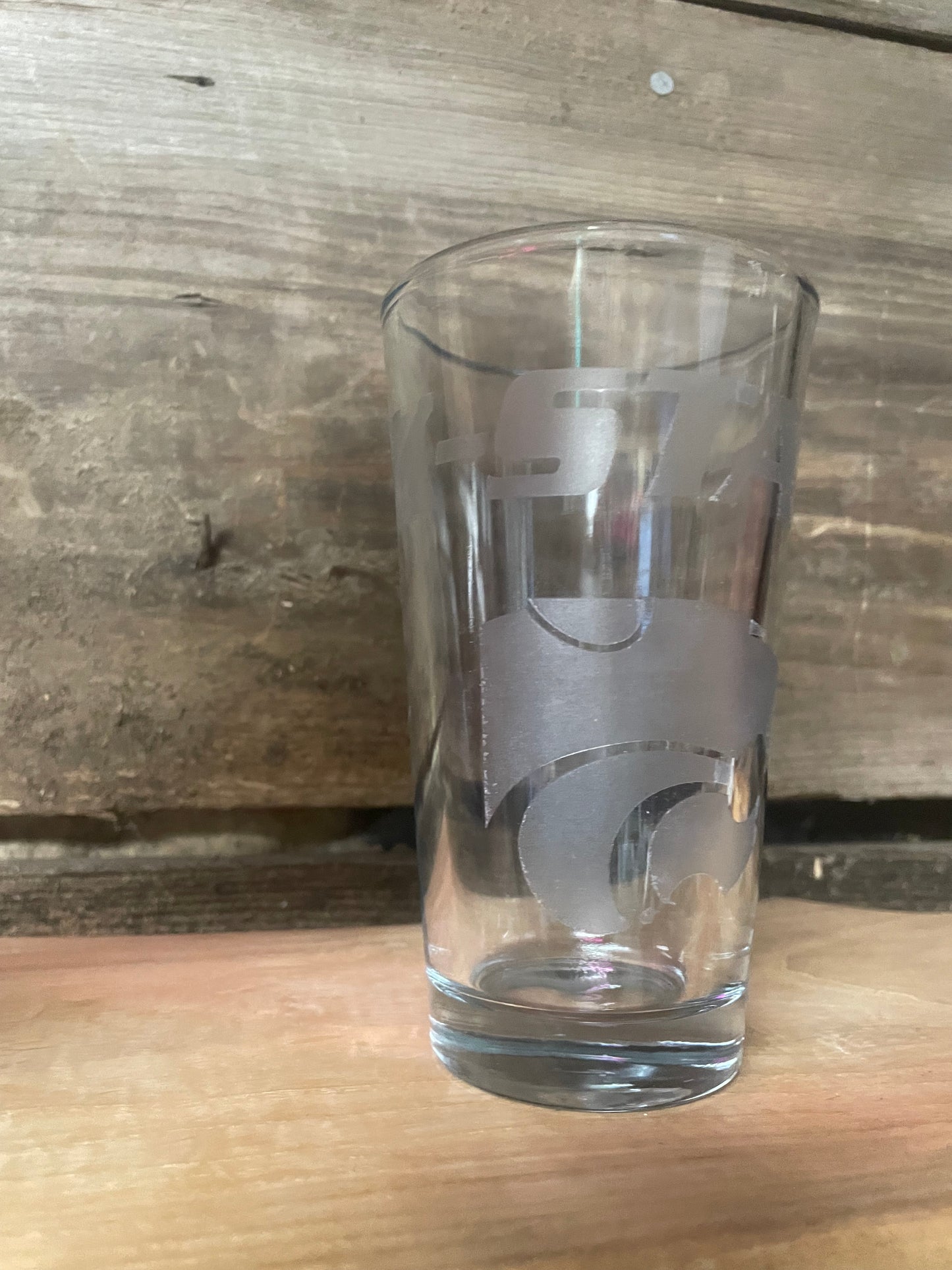 Custom Laser Etched 16oz Pint Glass