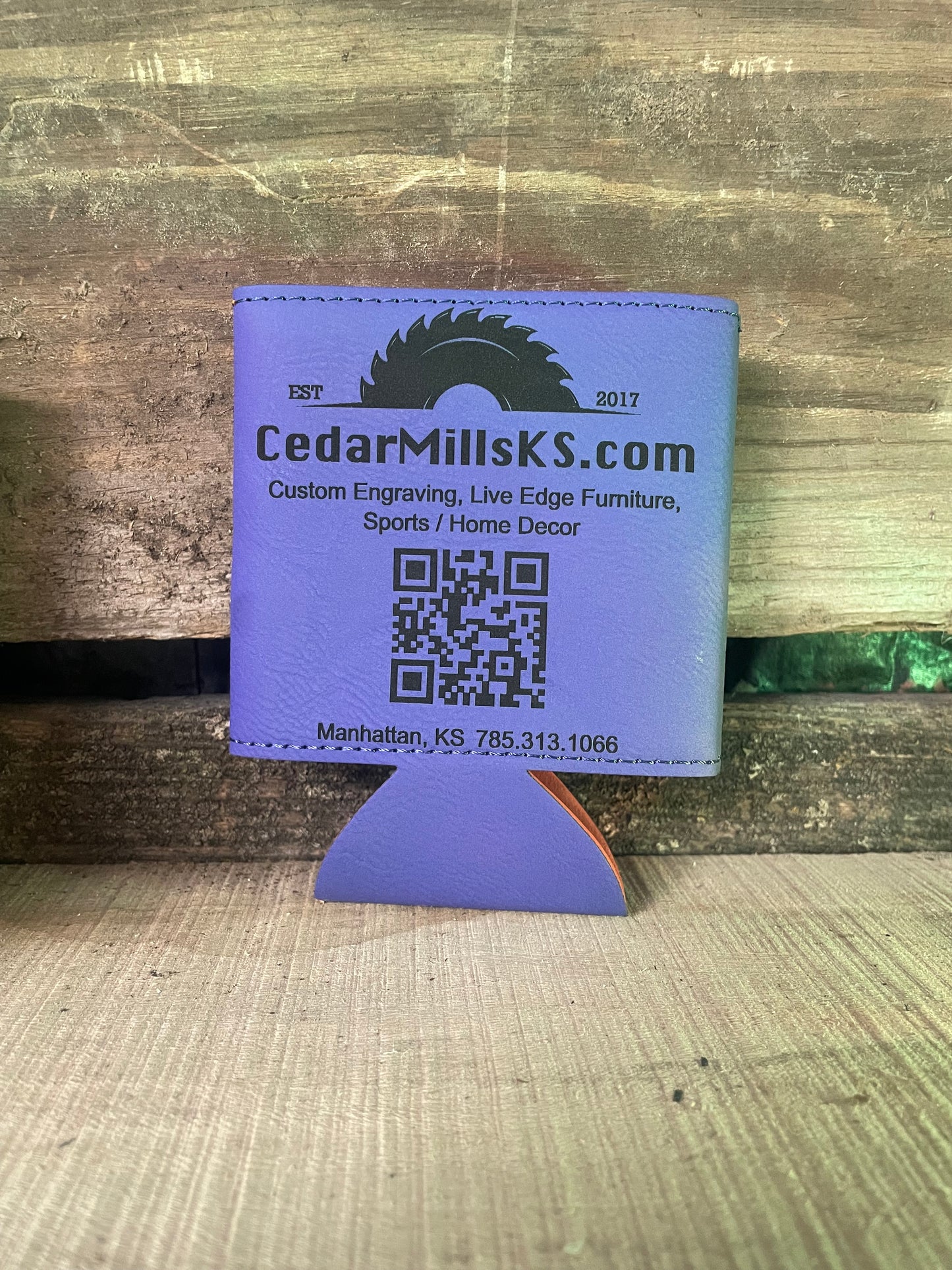 Custom Leatherette Can Coozy