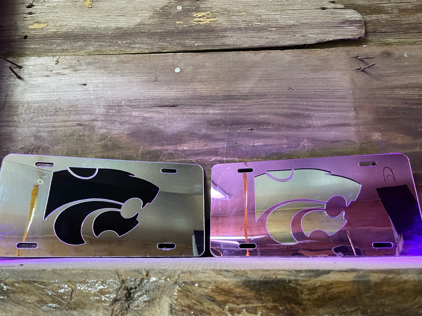 K-State Power Cat License Plate - Official Affinity Licensed Product - K-State