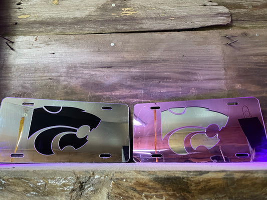 K-State Power Cat License Plate - Official Affinity Licensed Product - K-State