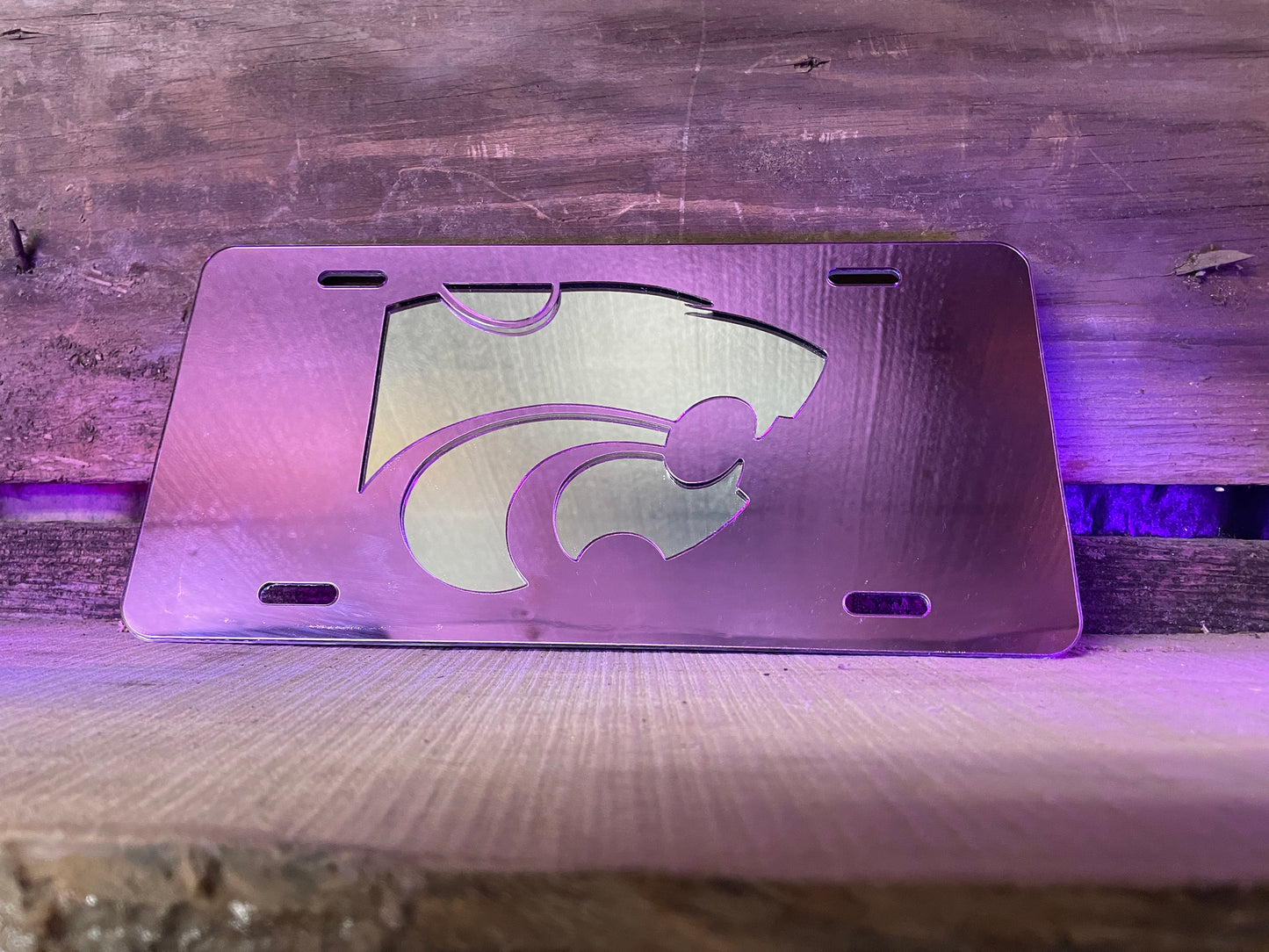 K-State Power Cat License Plate - Official Affinity Licensed Product - K-State
