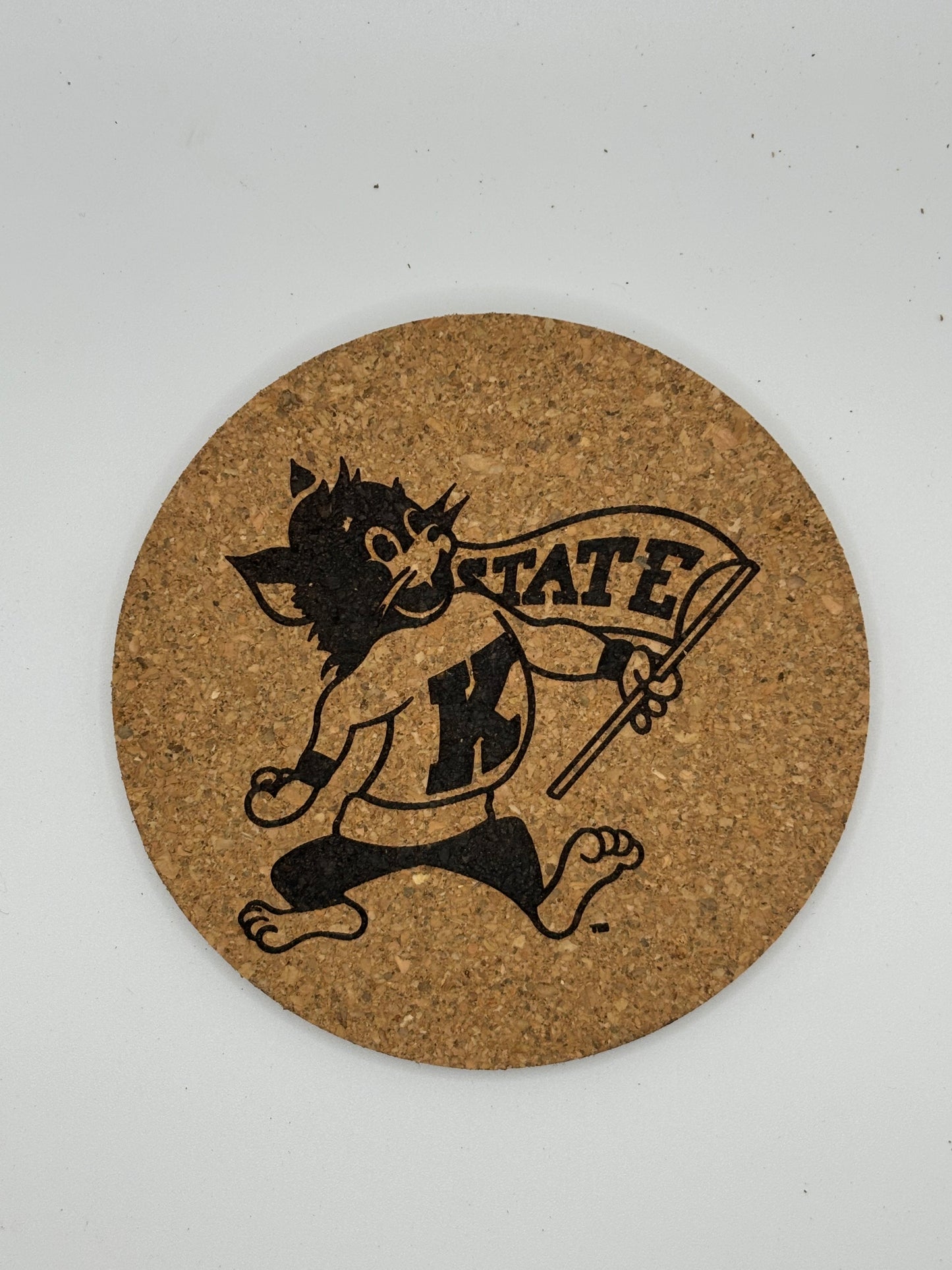 K- State Cork Coasters Set of 4