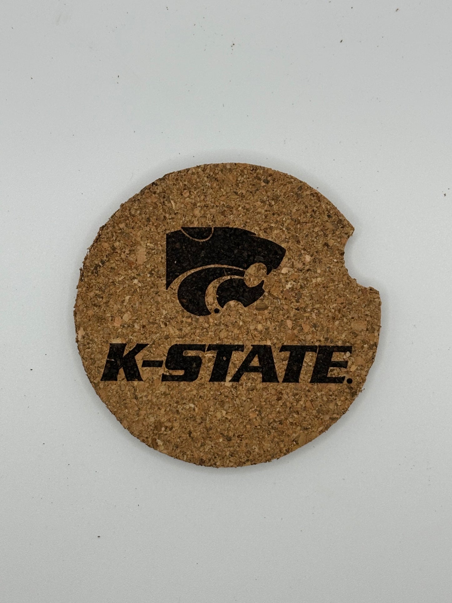 K- State Cork Car Coasters (Pick Two)