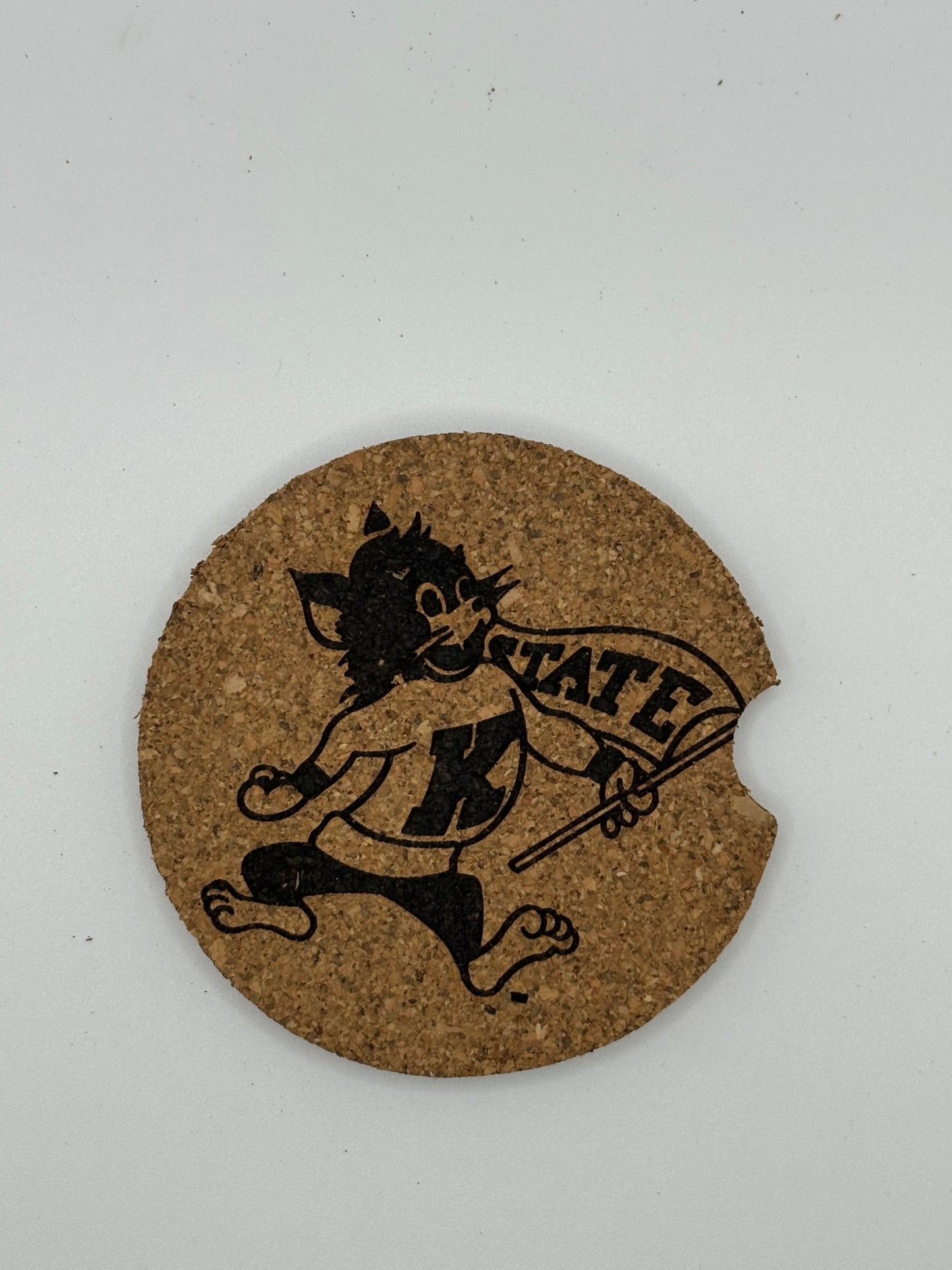 K- State Cork Car Coasters (Pick Two)