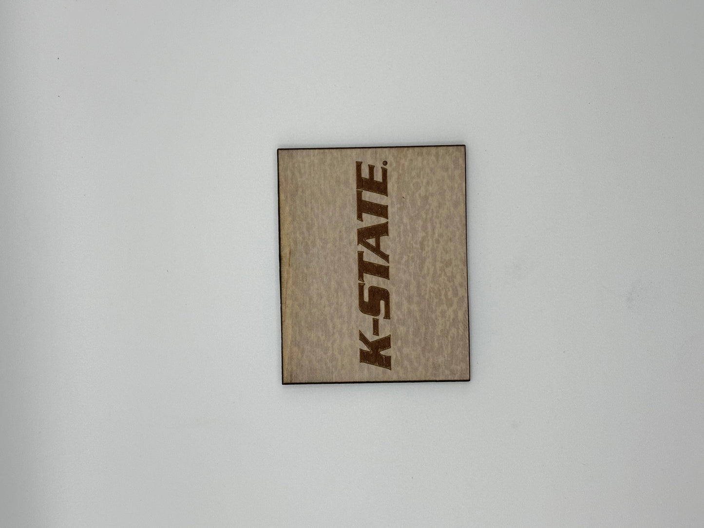 K-State Themed Wood Magnet