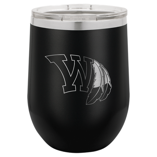 Wamego with Feathers Tumbler - Click for all color/size options