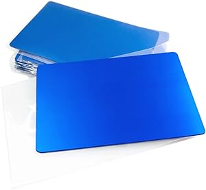 Custom Thick Metal Business Card Pack of 10