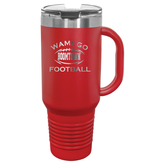 Wamego Boom Town Football Tumbler - Click for all color/size options