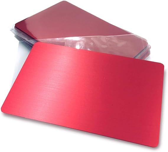 Custom Thick Metal Business Card Pack of 10