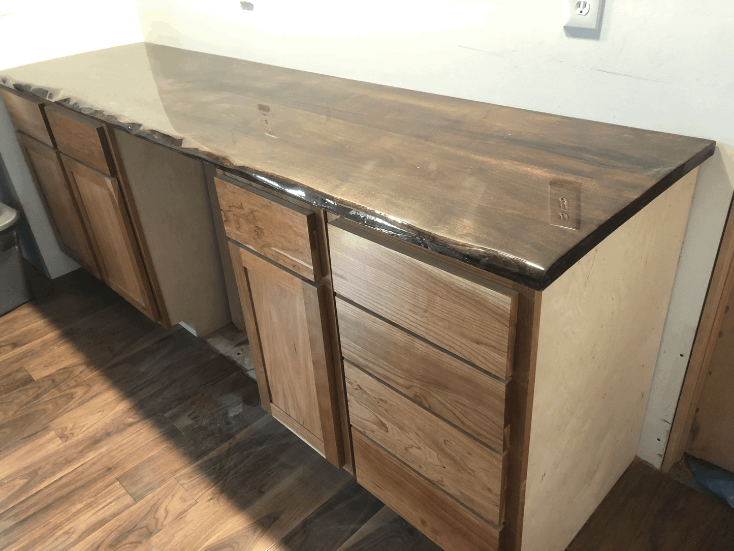 Live Edge vanity top