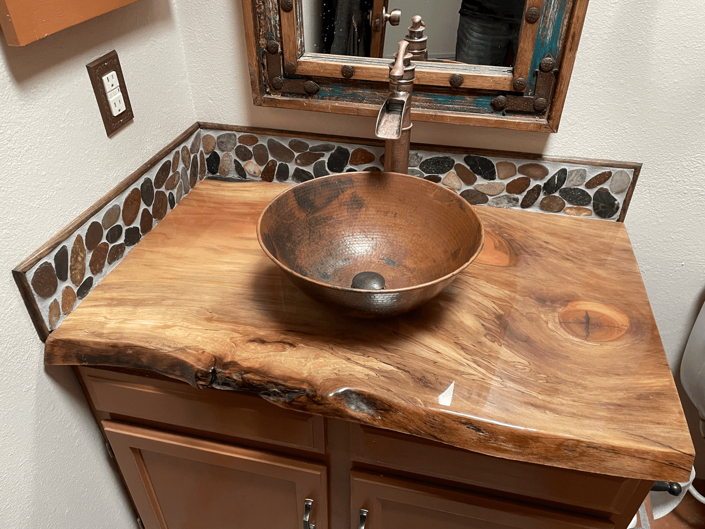 Live Edge vanity top