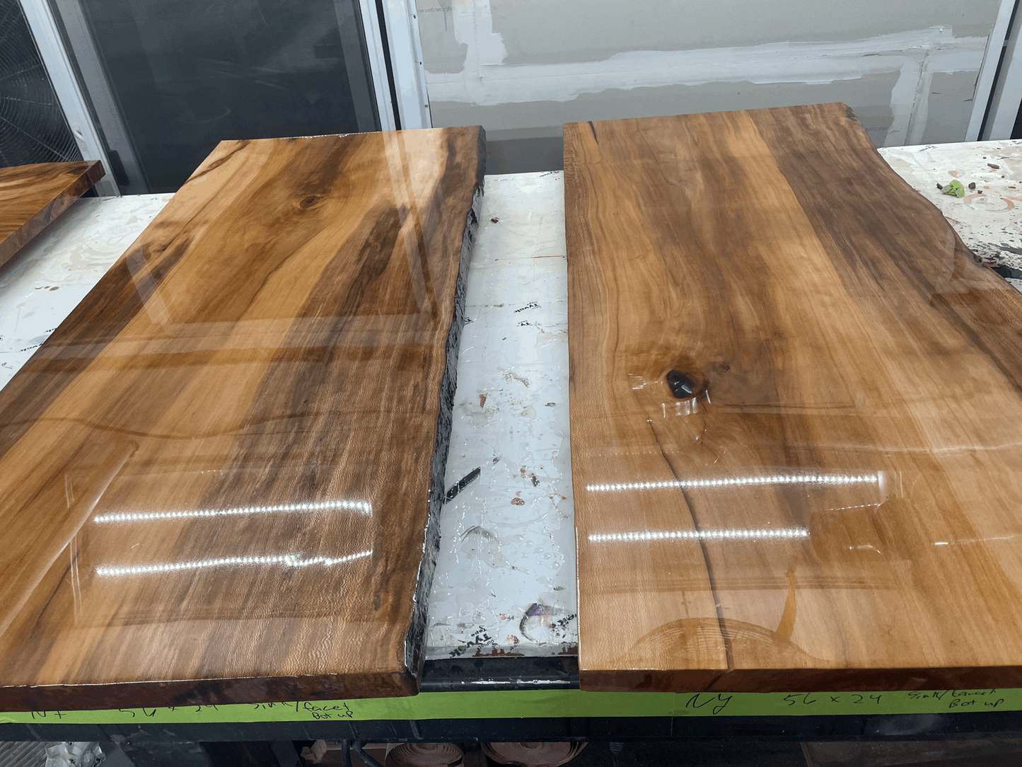 Live Edge vanity top