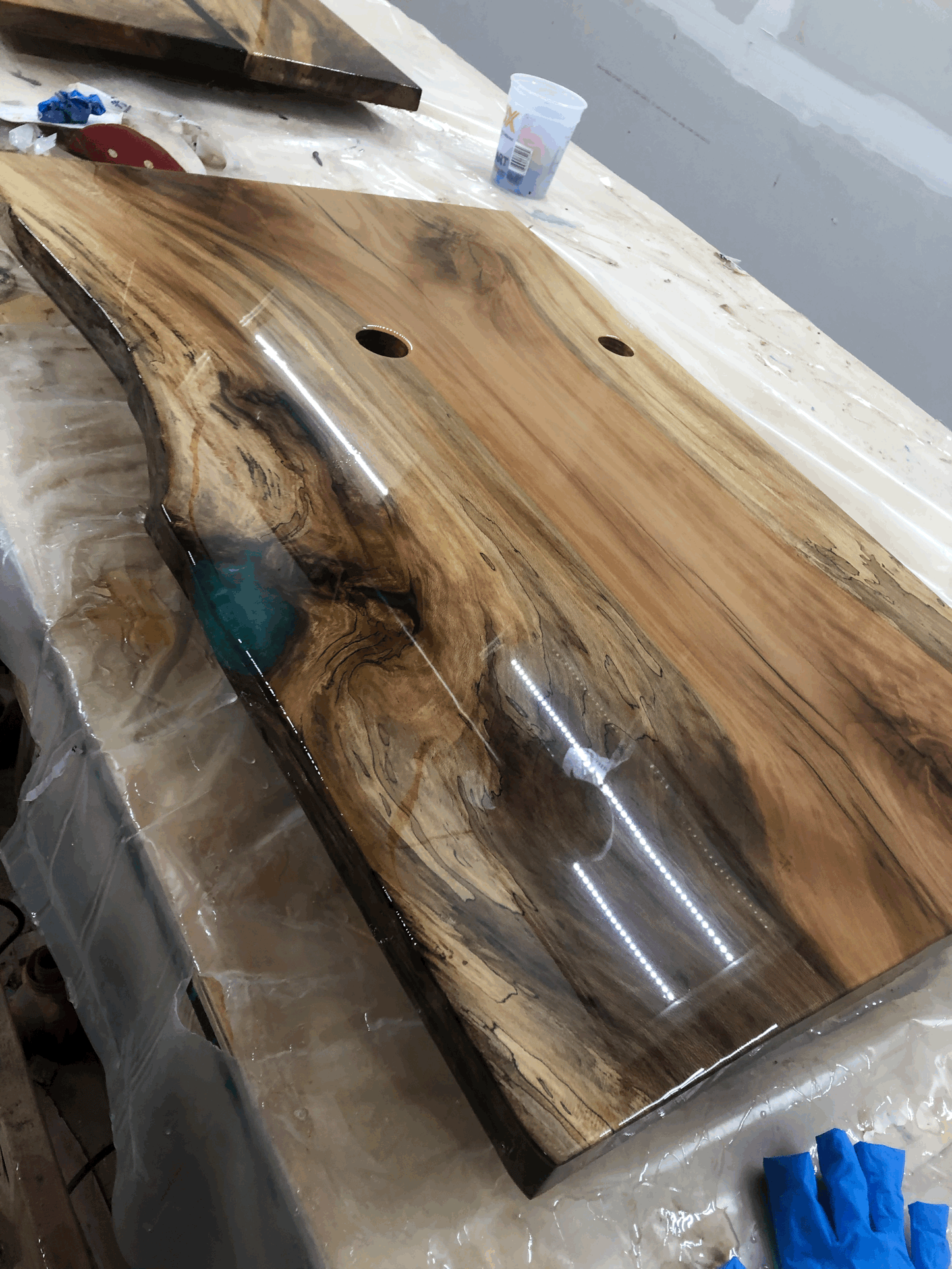 Live Edge vanity top