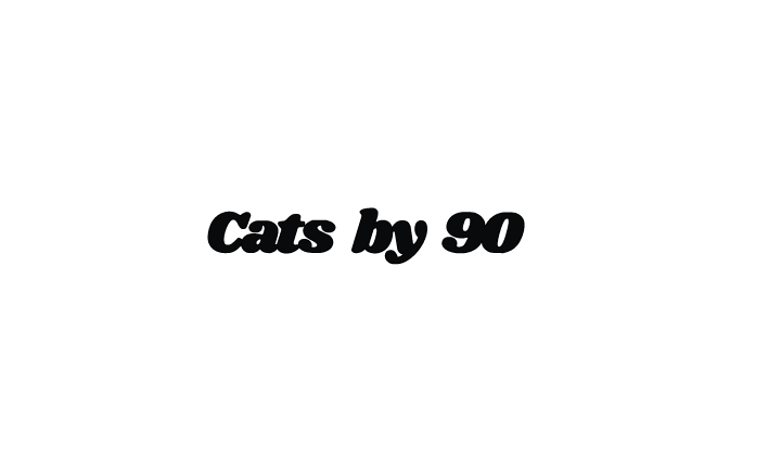 Cats by 90 metal sign
