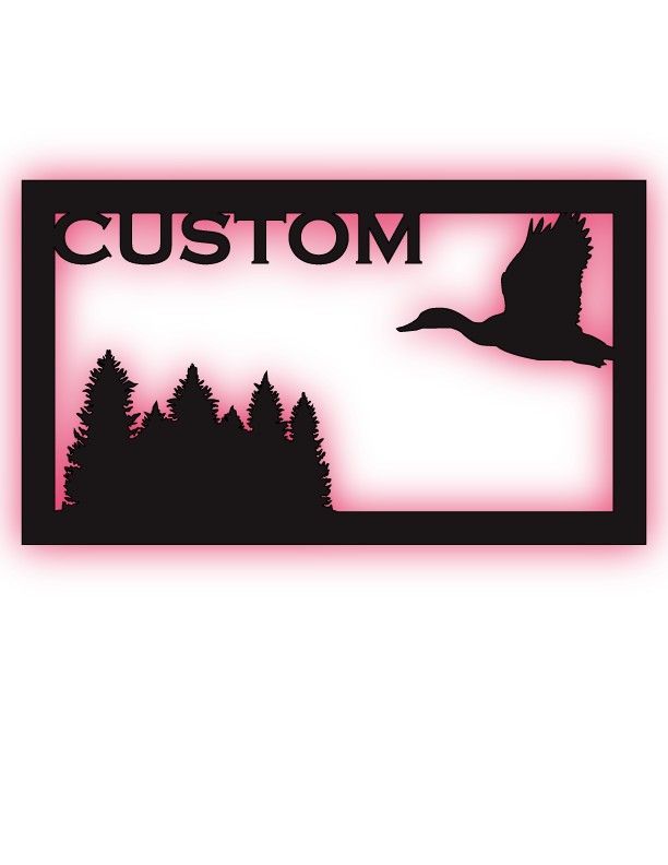 Duck and Forest Custom LED Sign