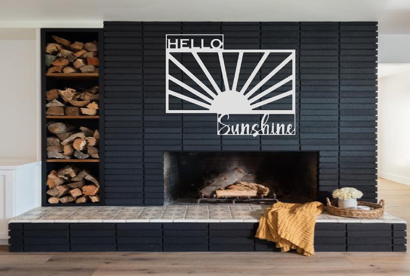Hello Sunshine Rectangle Metal Sign
