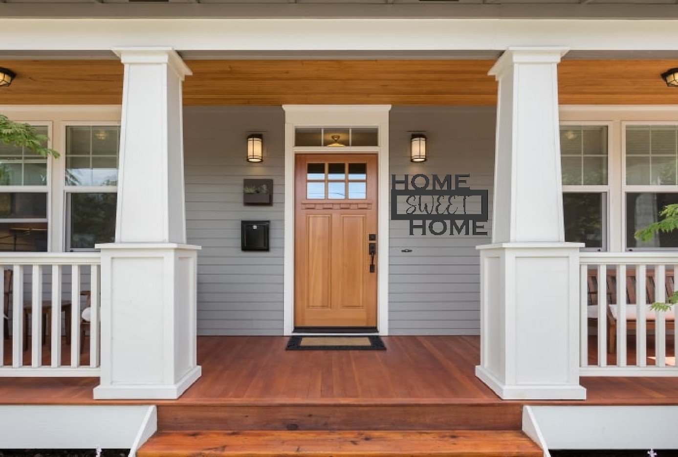 Home Sweet Home Metal Sign