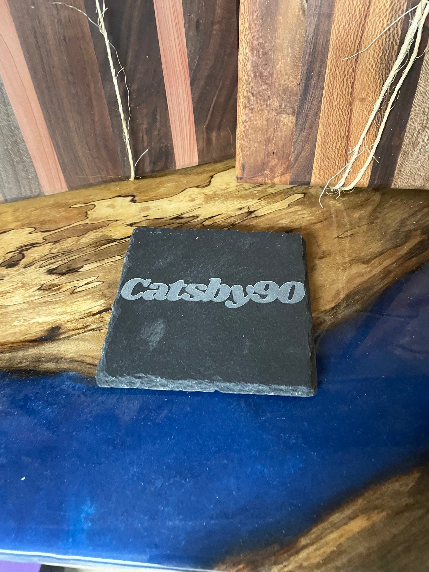 Cats by 90 Four pack of slate coasters