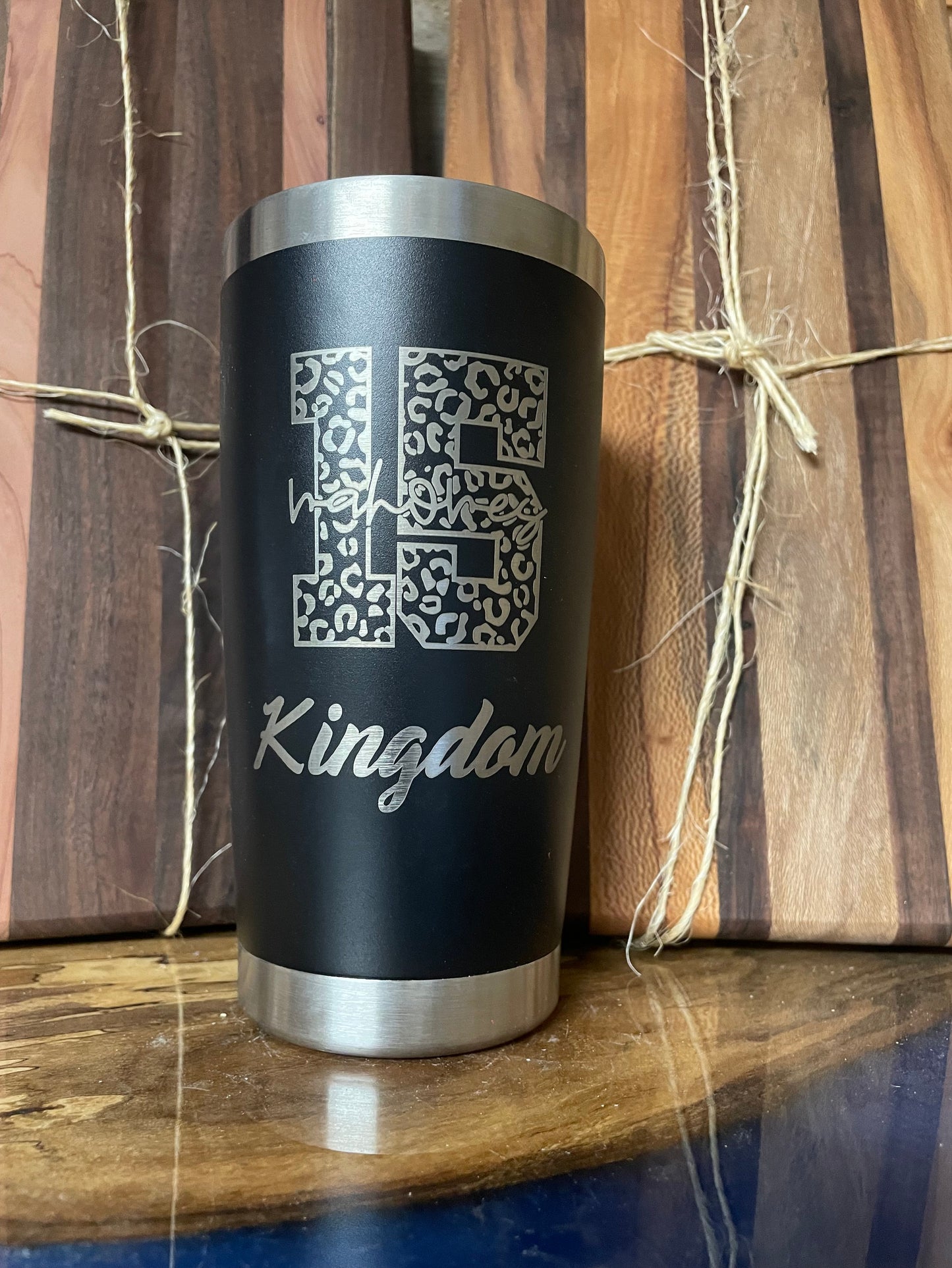 Mahomes Kingdom Chiefs 20 oz tumbler