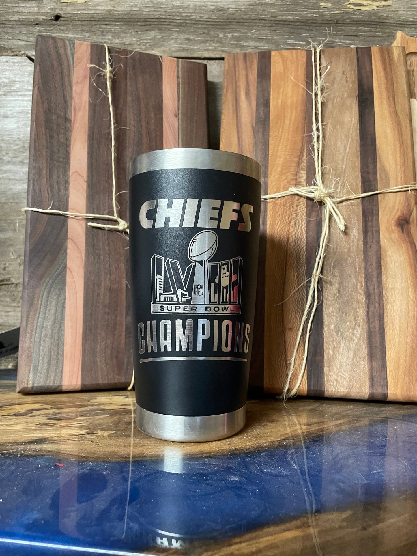 Chiefs Super Bowl Champions  20 oz tumbler