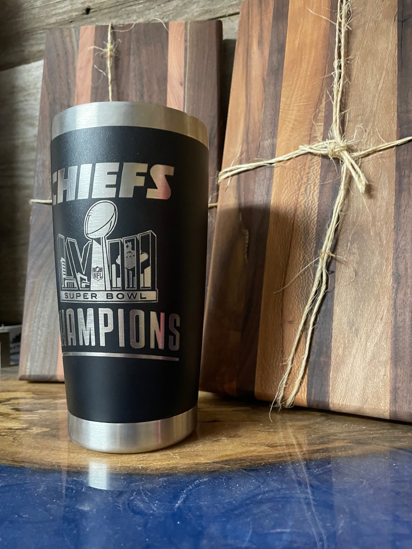 Chiefs Super Bowl Champions  20 oz tumbler