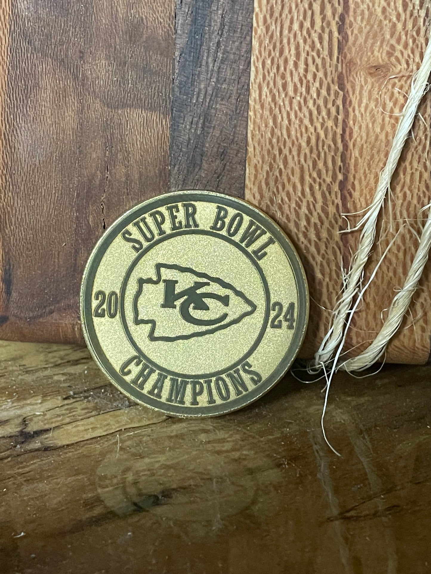 Chiefs Super Bowl Champions Commemorative Brass coin