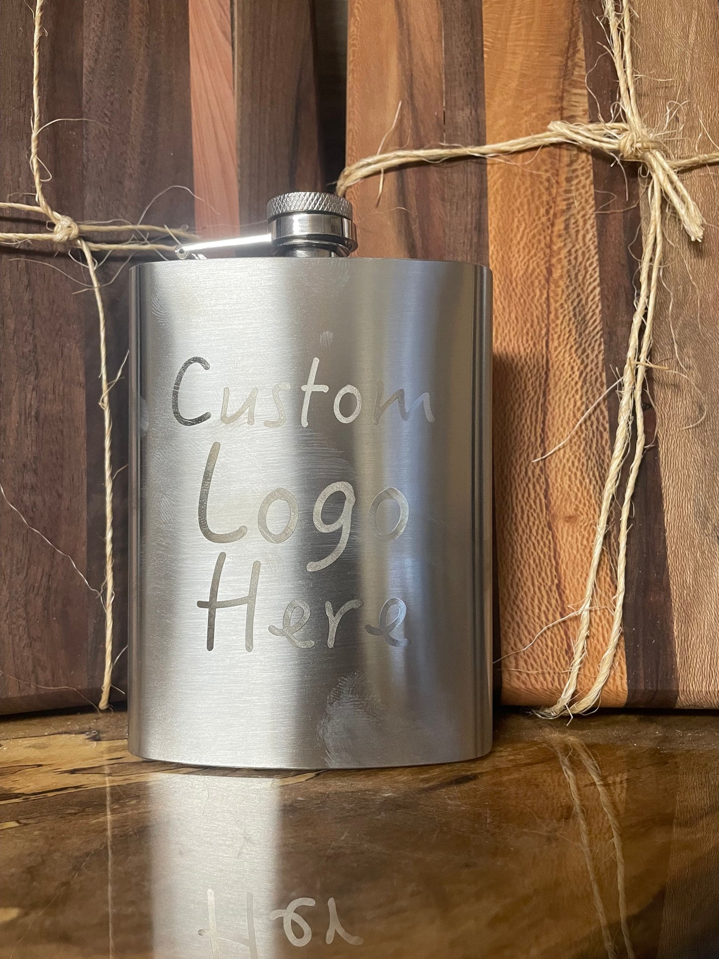 Custom Stainless 8oz Hip Flask